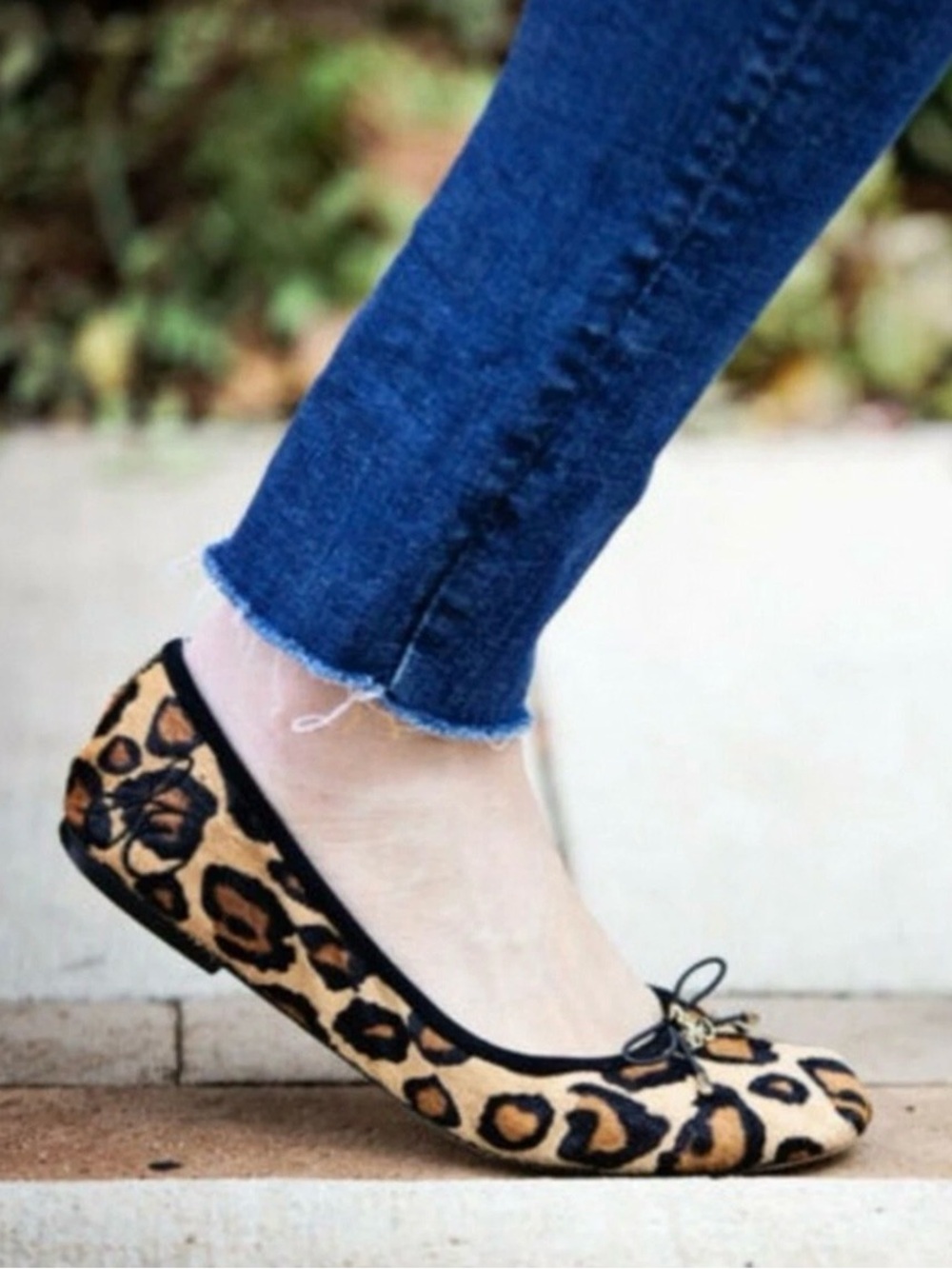 💥FINAL$💥Sam Edelman Cow Hair Tan Leopard Felicia Flat in Tan Leopard Sz 6 1/2M